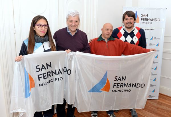 Andreotti entregó un apoyo económico a deportistas sanfernandinos