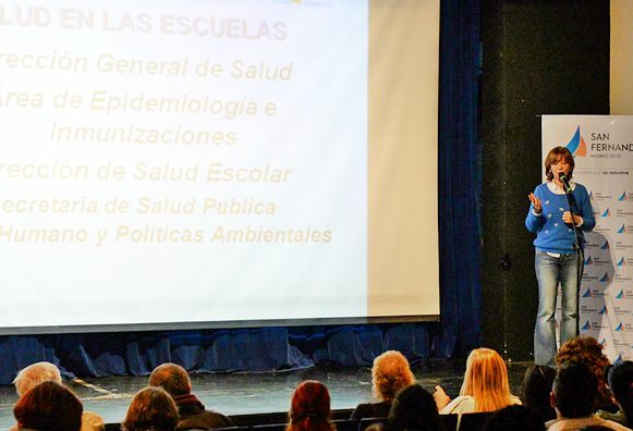 San Fernando capacitó en epidemiología a docentes y autoridades escolares