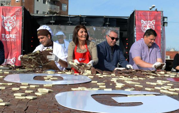 Los vecinos de Tigre disfrutaron más de 2.000 kilos de chocolate