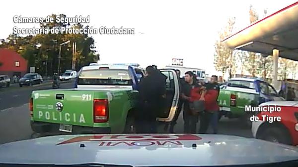 Entraron a Tigre con un auto robado y fueron detenidos