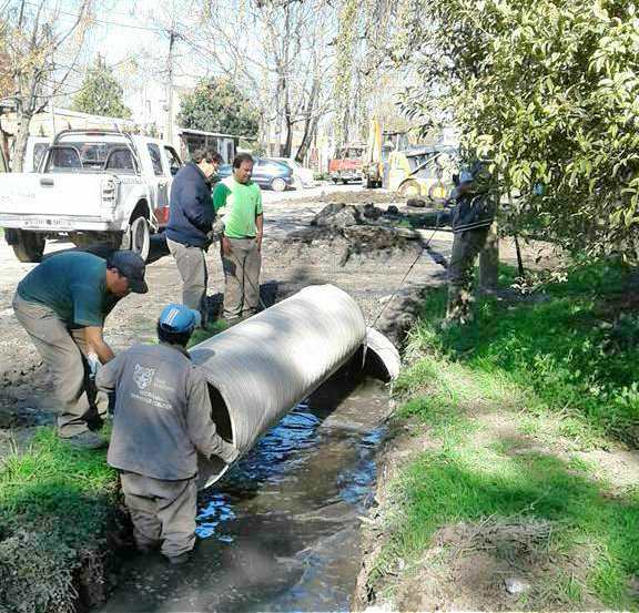 Refuerzan los sistemas pluviales en más localidades de Tigre