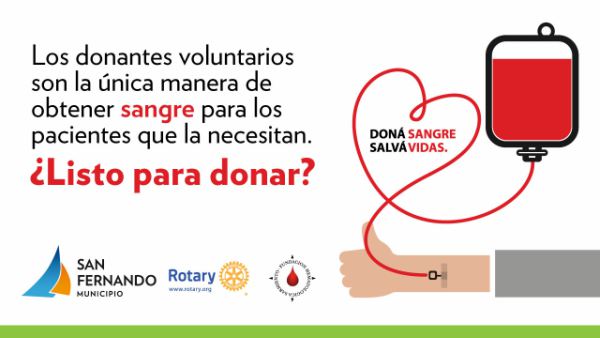 San Fernando realizará una jornada de concientización para la donación de sangre 