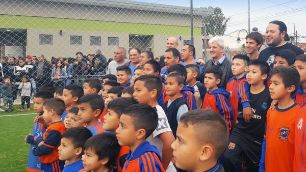 Andreotti inauguró el Club “Barrios Unidos”