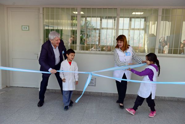 Andreotti inauguró las nuevas aulas de la Escuela N° 2