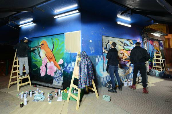 Don Torcuato recibió a los artistas urbanos de “Pinto Tigre”