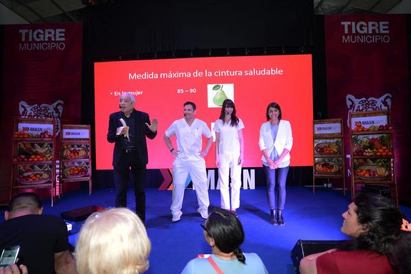 El Municipio de Tigre presentó el programa “Tigre Pesa”, una iniciativa que promueve el Instituto de Alimentación Saludable y Nutrición (IMASN), dirigido por Gisela Zamora y que cuenta la asesoría del Dr. Alberto Cormillot.