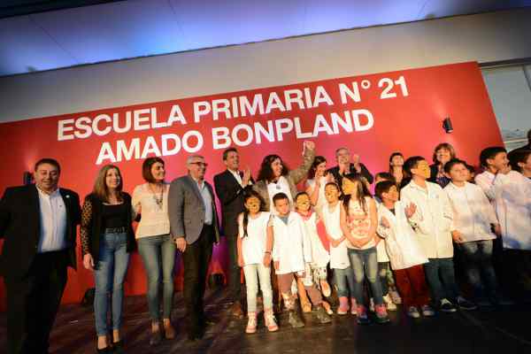 Tigre inauguró  la escuela primaria Nº21 “Amado Bonpland” en Rincón de Milberg