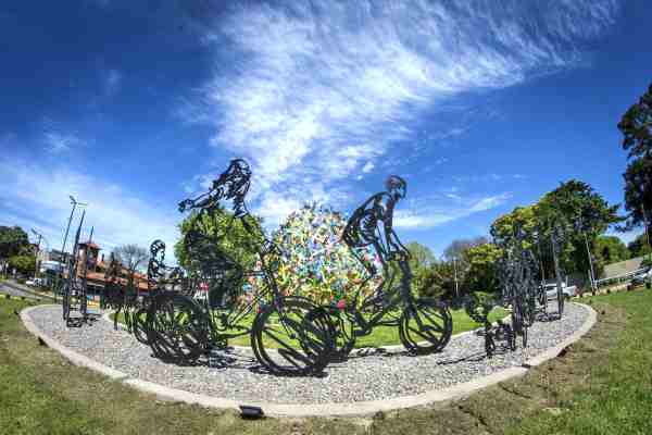 Martínez ya disfruta de su nueva escultura