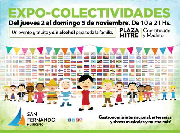La Expo Colectividades vuelve a San Fernando