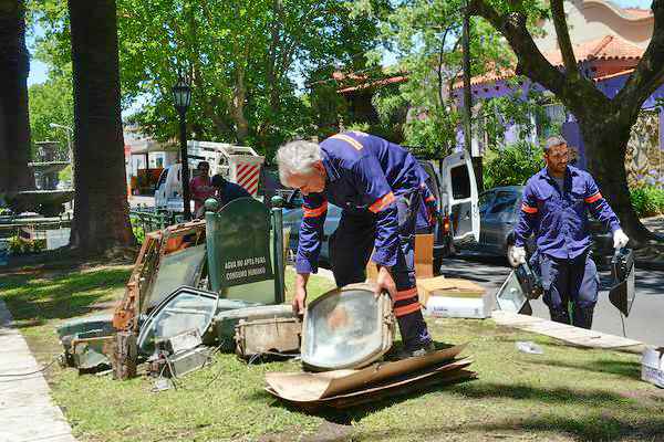 Comenzó la renovación del Boulevard Libertador San Martín en Tigre centro
