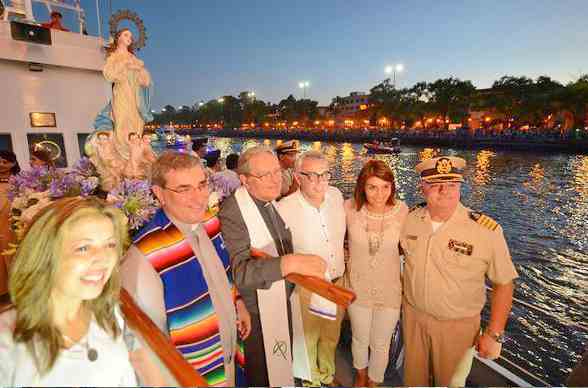 Multitudinario festejo en Tigre por el Día de la Virgen