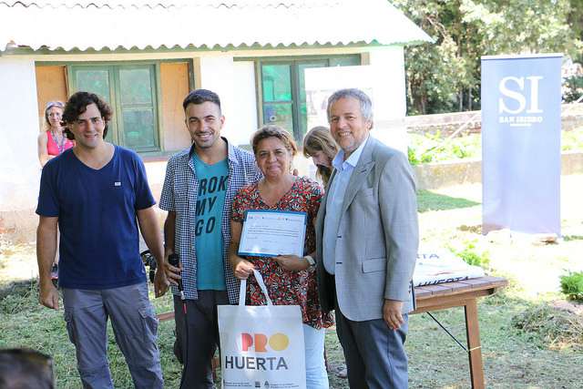 Nuevos egresados del taller de Huerta para Personas con Discapacidad de San Isidro