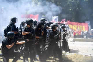 Descontento policial con autoridades porteñas tras los incidentes en Plaza del Congreso