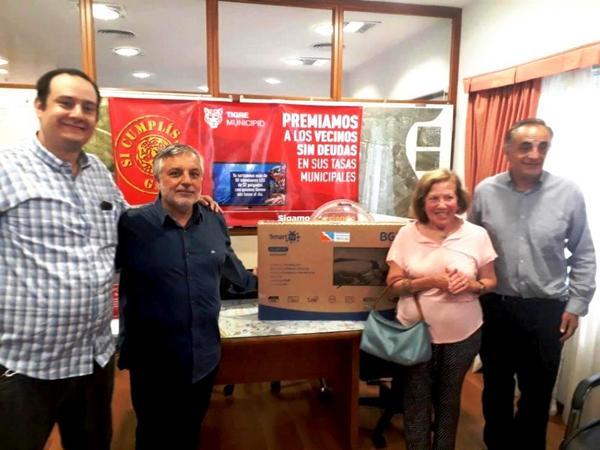 Un vecino de Troncos del Talar ganó el sorteo mensual “Si cumplís, Ganás”.