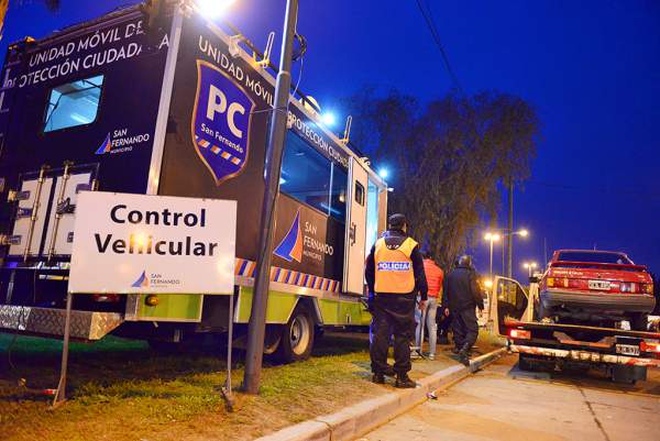 Continúan los operativos de intercepción vehicular en todo San Fernando.