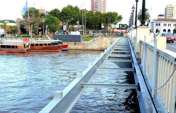 Tigre pone en valor el Puente Sacriste y mejora su seguridad peatonal