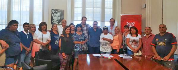 Julio Zamora recibió a cooperativas de Tigre