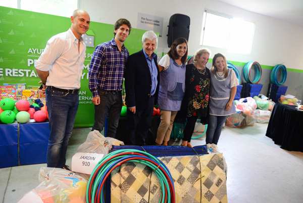 Andreotti equipó con material deportivo y didáctico a todos los jardines de San Fernando