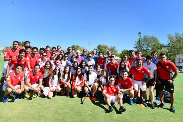 Andreotti recibió a la Selección de Perú en el Poli 7 de San Fernando