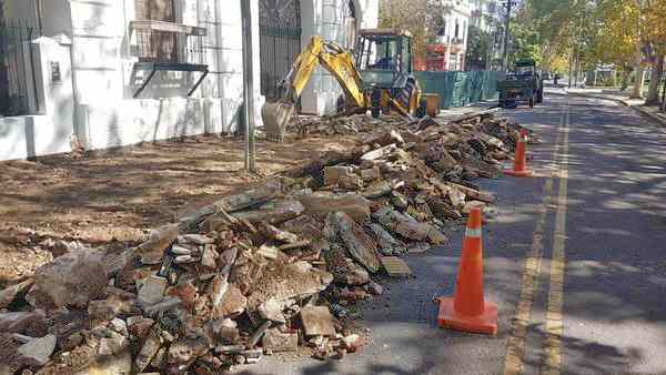 Tigre reacondiciona más veredas en el centro de la ciudad
