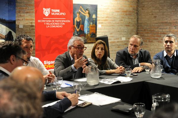 Cómo afrontar la crisis argentina, eje de la reunión de Zamora con comerciantes e industriales de Tigre