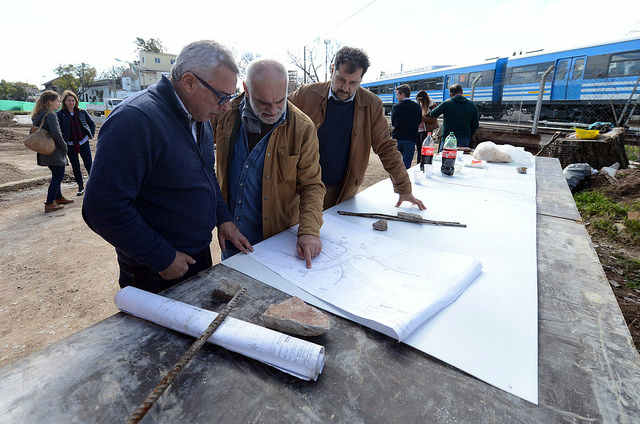 Julio Zamora destacó el avance de obra del nuevo túnel en la calle Paso