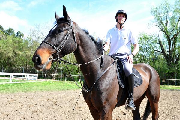 Tomás Caranti, el vecino de Tigre que sueña con triunfar en equitación