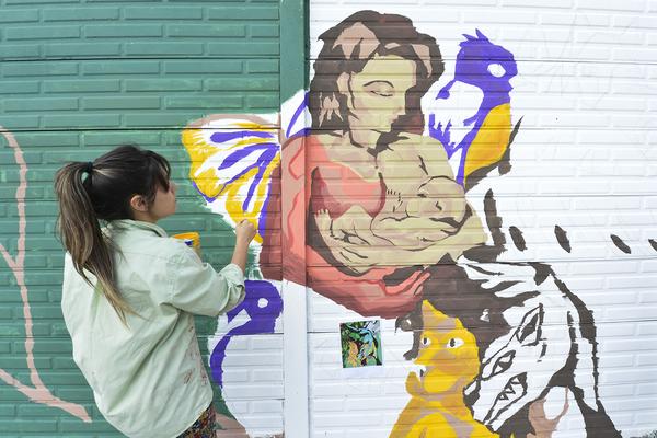 “Pintó Tigre 2” embelleció murales en Don Torcuato oeste y General Pacheco
