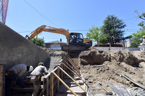 Avanzan las obras del nuevo túnel de la calle Paso, de Tigre Centro