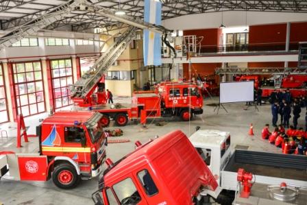 El Cuartel de Bomberos de San Fernando fue sede del Encuentro Regional de Cadetes