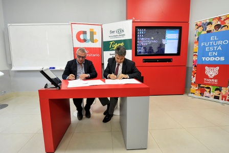 Tigre firmó un convenio con UCES para el beneficio de  cooperadoras escolares