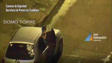 San Fernando: gracias a las cámaras, un hombre fue detenido por robar un auto