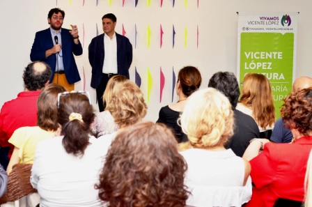 Jorge Macri y Pablo Avelluto presentaron el “Ciclo de Formación en Gestión Cultural” en Vicente López