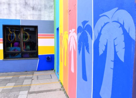 Nuevo mural en la Escuela Primaria 4 de Munro