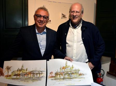 El artista y arquitecto de Tigre Carlos Rulli presentó sus obras en el Museo de la Reconquista