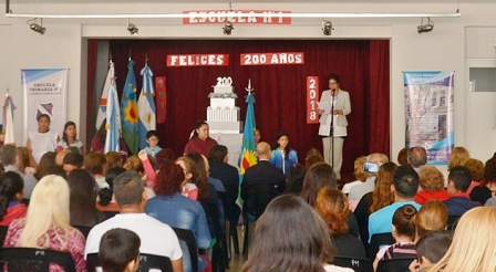 Cumplió 200 años la Escuela N° 1 de San Fernando Cumplió 200 años la Escuela N° 1 de San Fernando