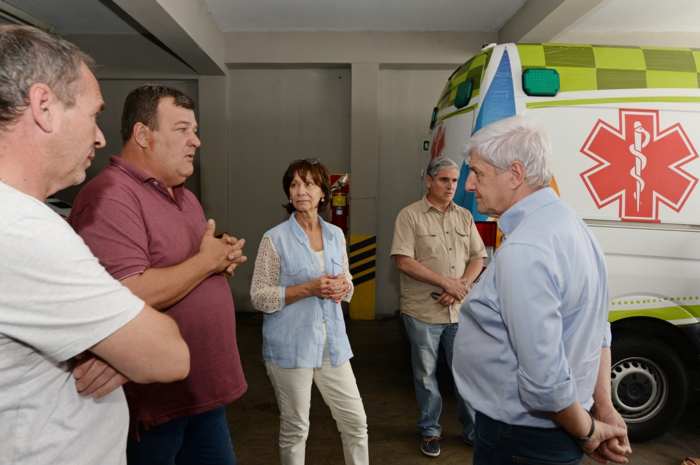 Andreotti saludó a los trabajadores municipales por las fiestas.
