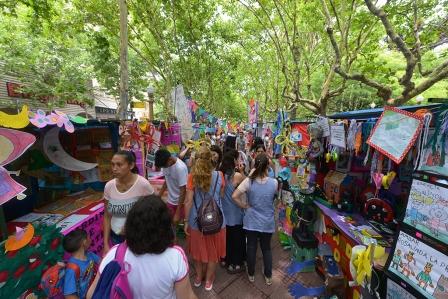 San Fernando acompañó la muestra de jardines provinciales en Plaza Mitre