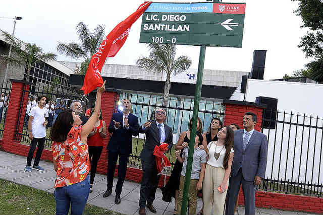 Tigre rindió homenaje a Diego Santillán, primer secretario de Protección Ciudadana del distrito