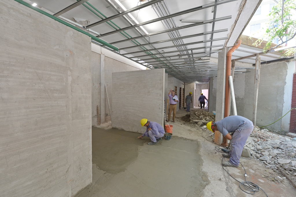 San Fernando construye un nuevo Vacunatorio Municipal.