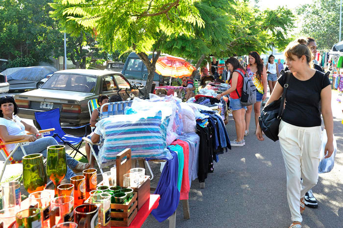 En Rincón de Milberg, los fines de semana se puede disfrutar de la Feria de la Economía Popular.