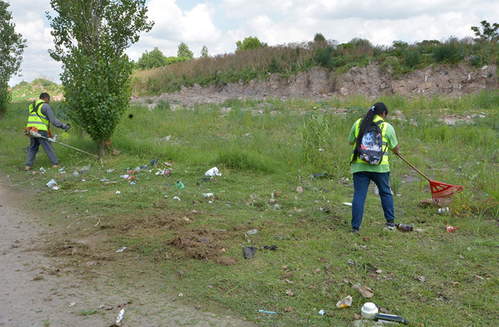 San Fernando limpió y realizó control de plagas en distintos barrios de Virreyes. San Fernando limpió y realizó control de plagas en distintos barrios de Virreyes.