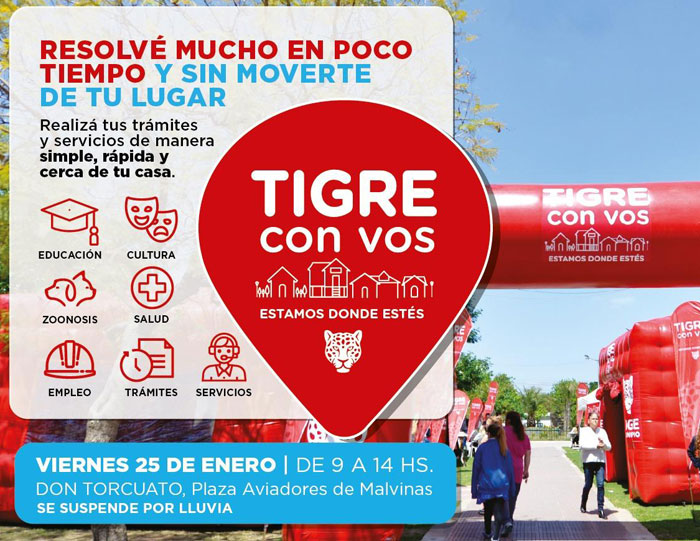 Este viernes Tigre con vos vuelve a Don Torcuato.