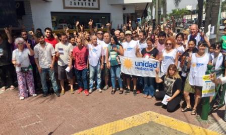 Unidad Ciudadana de Tigre de manifestó contra el ajuste