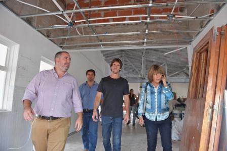 Juan Andreotti recorrió las obras de renovación integral del Jardín 913