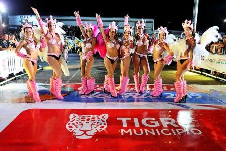100 mil personas disfrutaron de los carnavales de Tigre