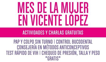 Mes de la mujer en Vicente López
