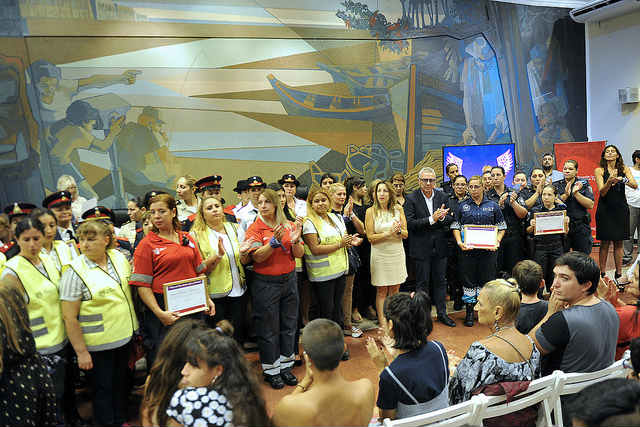 En el marco del Día Internacional de la Mujer, el intendente de Tigre encabezó un acto en reconocimiento a más de 20 vecinas por su rol social.