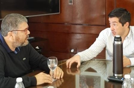 Leo Nardini y Fabian Brest mantuvieron una reunión de trabajo
