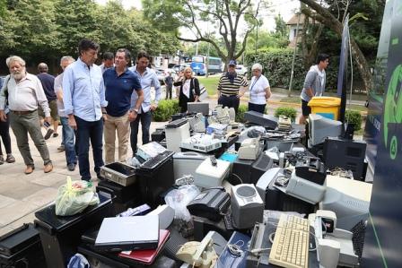San Isidro continúa reciclando residuos electrónicos